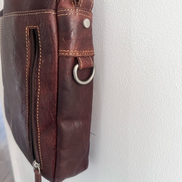 Jack Georges VOYAGER SLIM CROSSBODY W/ZIPPERED FRONT POCKET #7213 - Picture 4 of 14